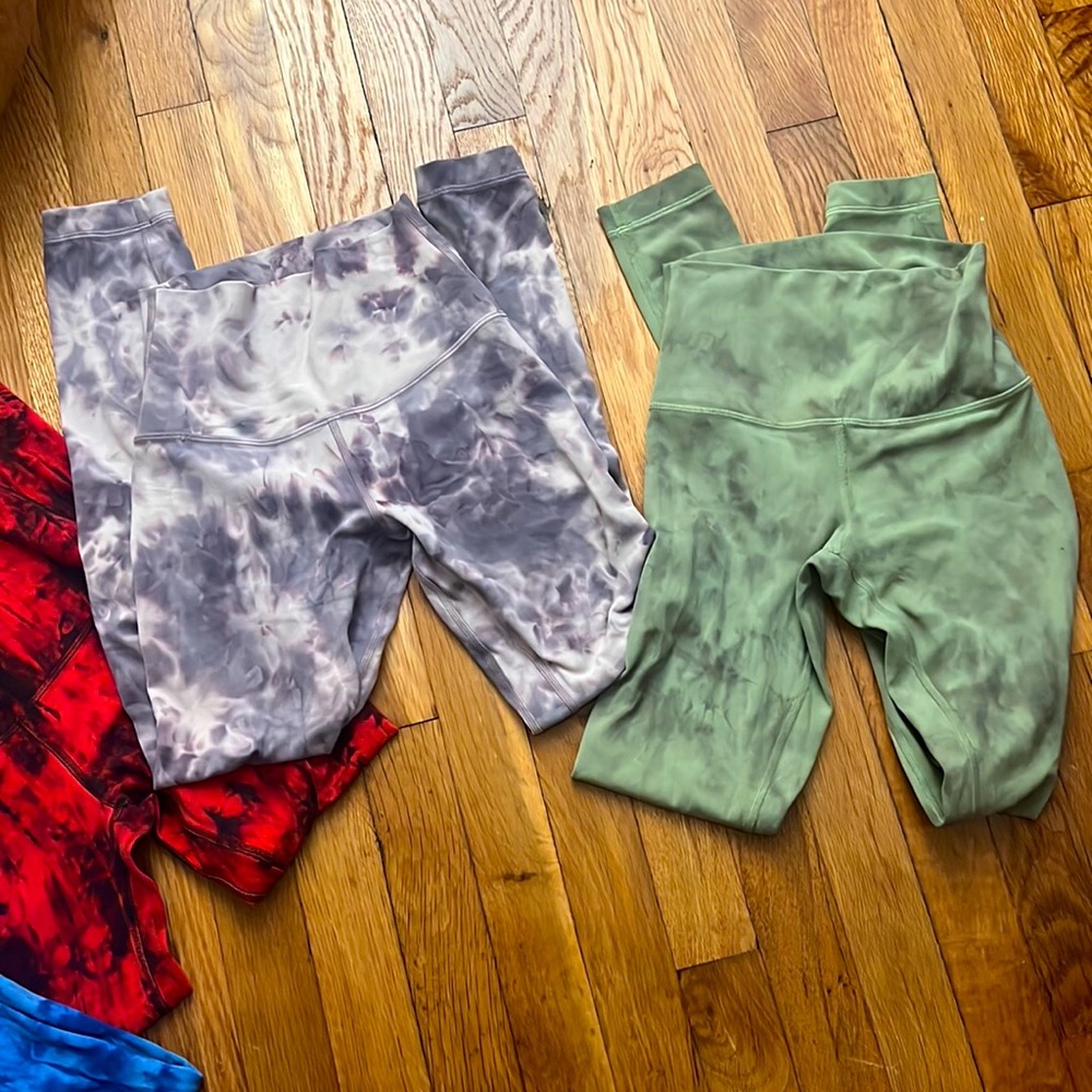 Tie dye lululemon align bundle PRICE EACH